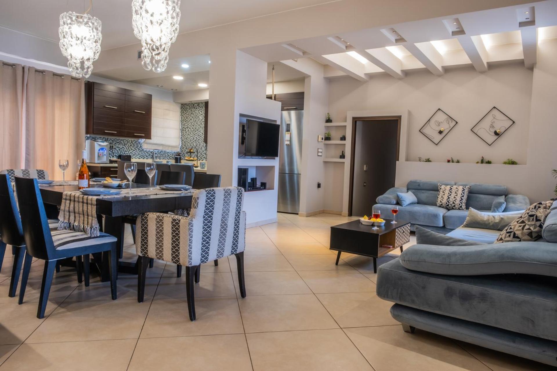 Thea Panoramic Sea View Apartment Agios Nikolaos  Exterior photo