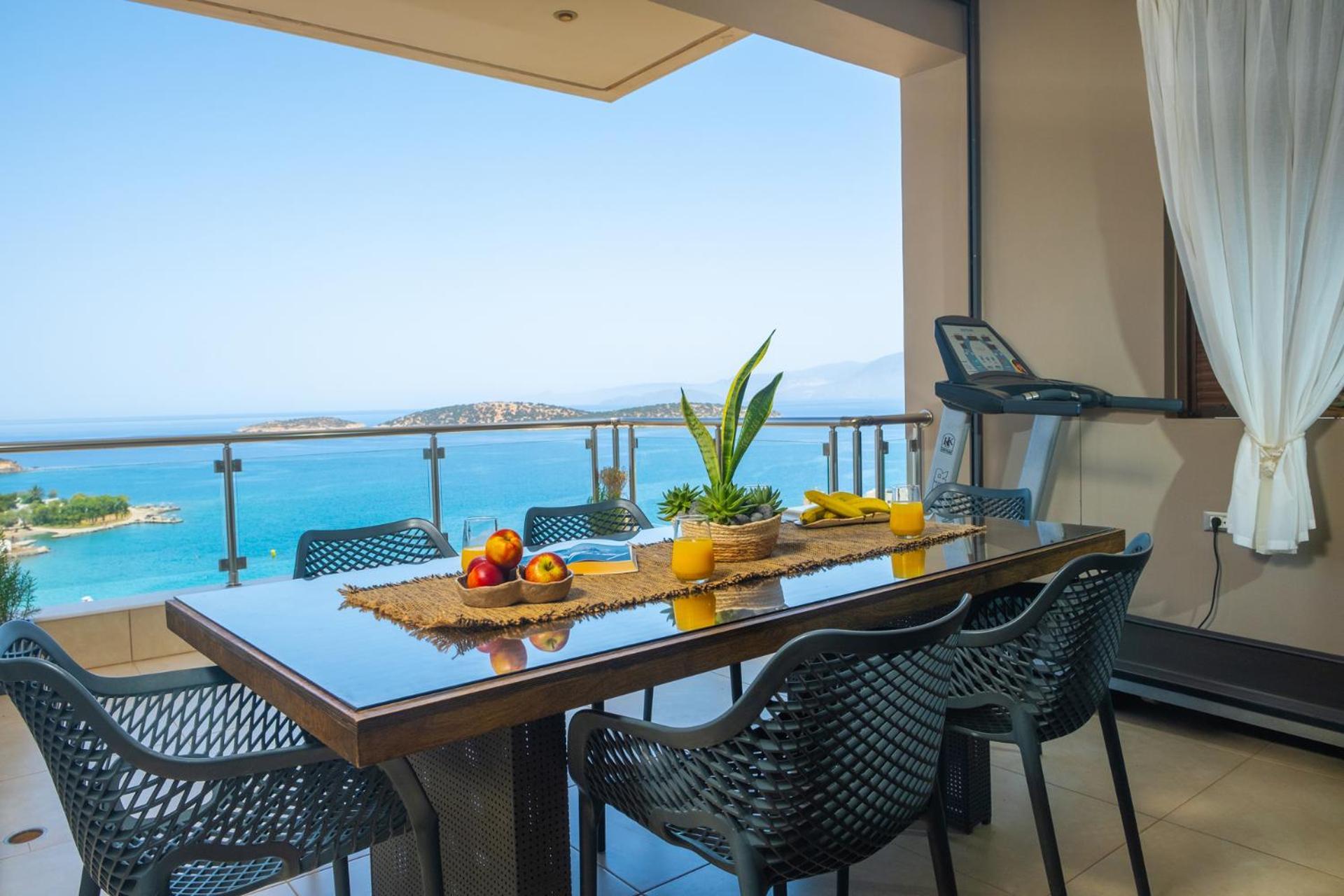 Thea Panoramic Sea View Apartment Agios Nikolaos  Exterior photo