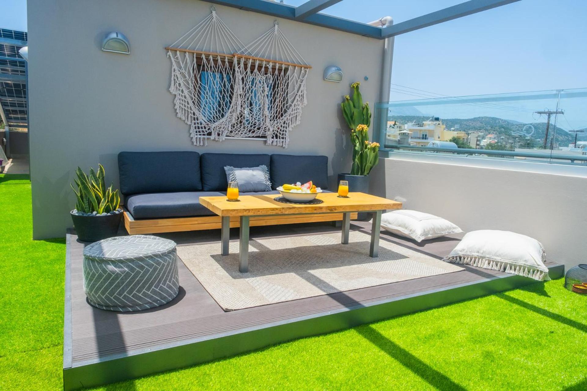 Thea Panoramic Sea View Apartment Agios Nikolaos  Exterior photo